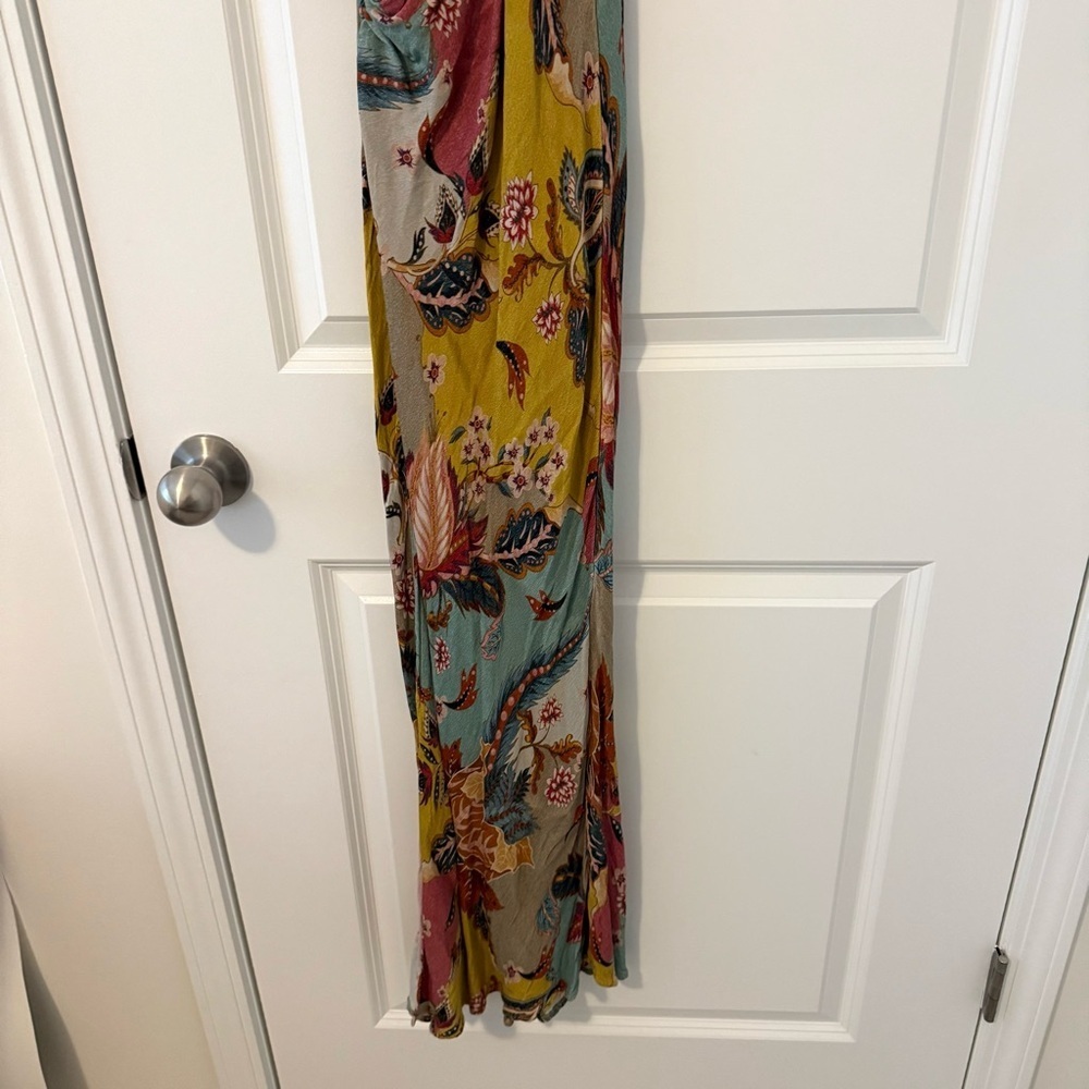 Anthropologie bl-nk slip Floral Midi Dress size 6 - Picture 8 of 9